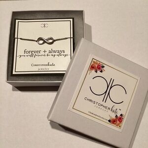 Forever & Always Infinity Sterling Silver Bracelet Made by ChrisKate Jewelry